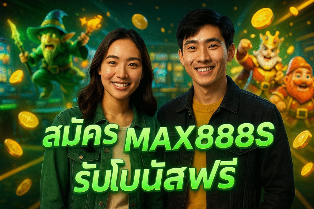 สมัคร MAX888S รับโบนัสฟรี