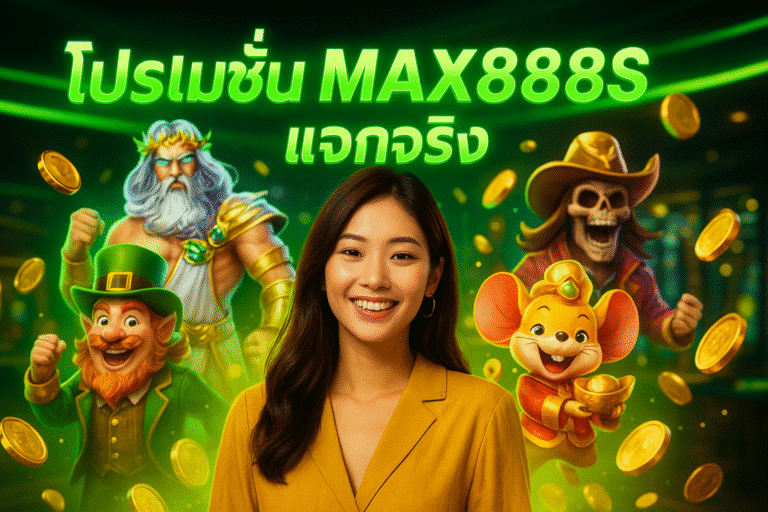 โปรโมชั่น MAX888S แจกจริง