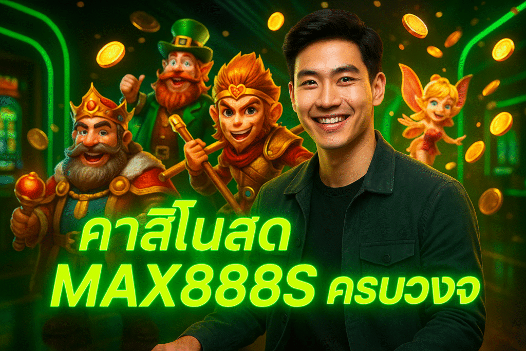 คาสิโนสด MAX888S ครบวงจร