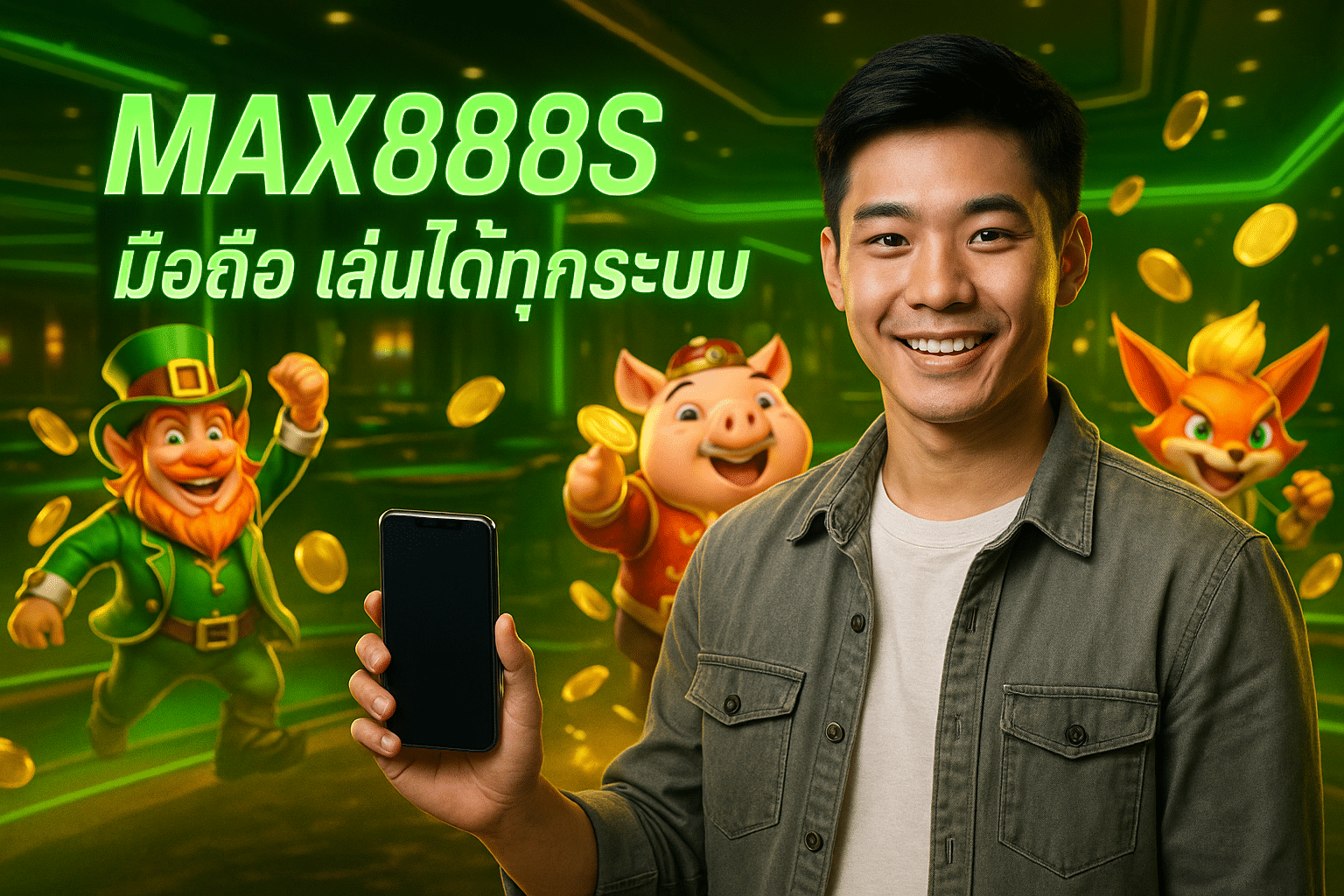 MAX888S มือถือ เล่นได้ทุกระบบ